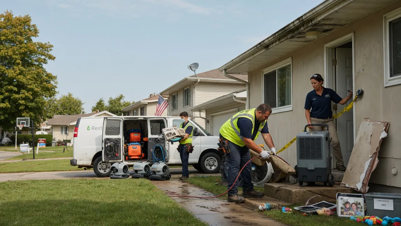 Water Damage Restoration in La Harpe, IL near me